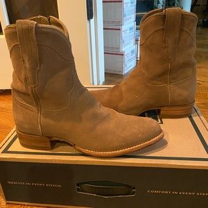 Tecovas Roy granite suede 9EE gently worn